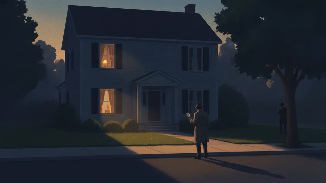 Ilustração do enigma A luz acesa