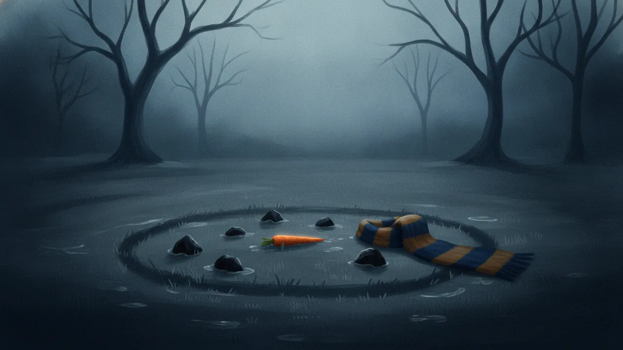 Ilustração do enigma O gramado