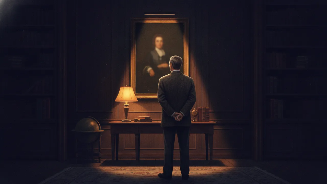 Ilustração do enigma O retrato